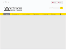 Tablet Screenshot of confucius-consultancy.com
